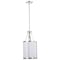 Nuvo Easton 1-Light Pendant - Polished Nickel Finish - White Linen Shade 60/7971 - alternate 3